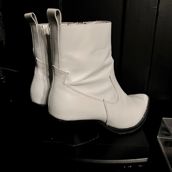 Jeffrey Campbell white western boot - Picture 2 of 6